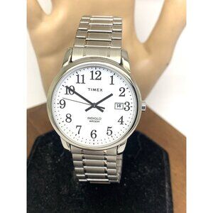 Timex Men's Watch TW2W52900 Quartz White Dial Date Expansion Silver Steel 35mm